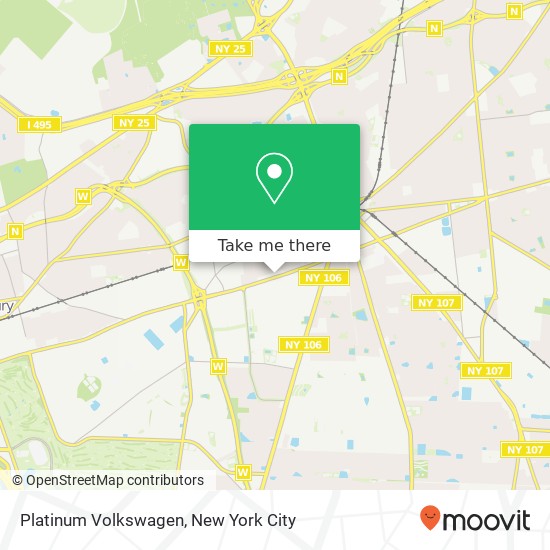 Platinum Volkswagen map