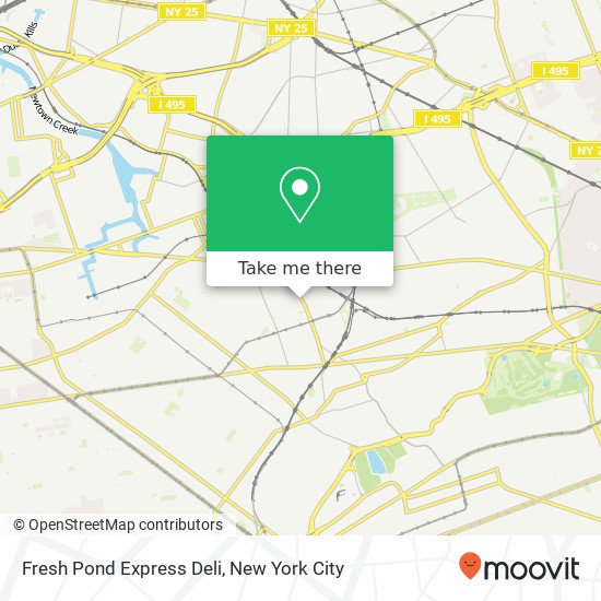 Fresh Pond Express Deli map