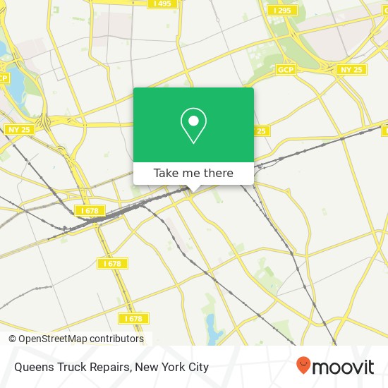 Queens Truck Repairs map