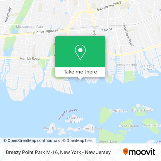 Breezy Point Park M-16 map
