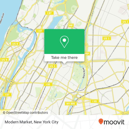 Mapa de Modern Market