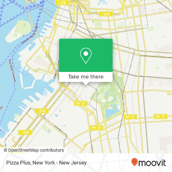 Mapa de Pizza Plus