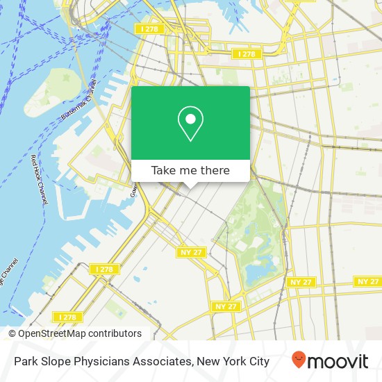 Mapa de Park Slope Physicians Associates