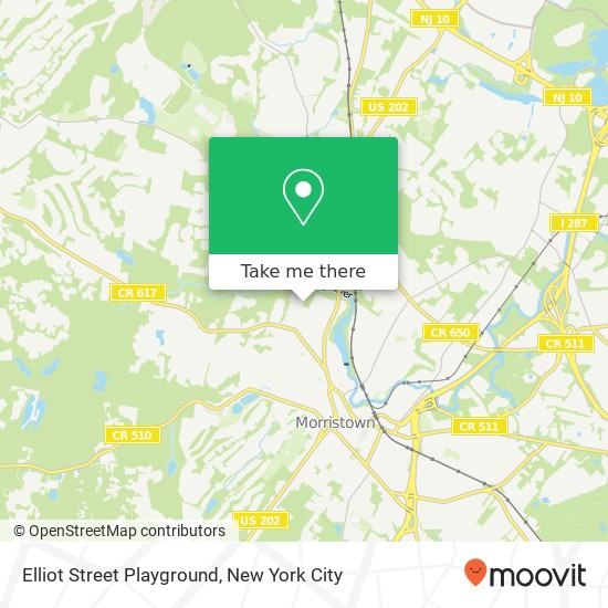 Elliot Street Playground map