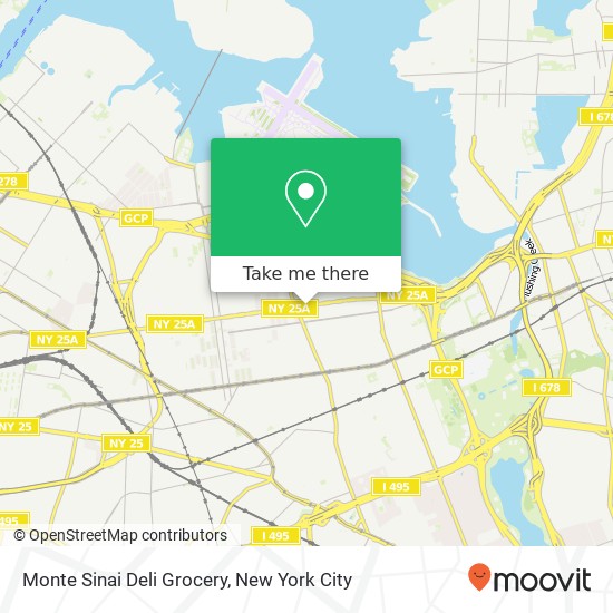 Monte Sinai Deli Grocery map