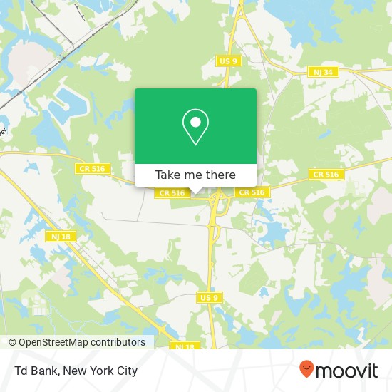 Td Bank map