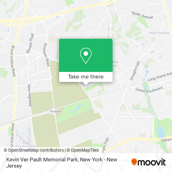 Kevin Ver Pault Memorial Park map