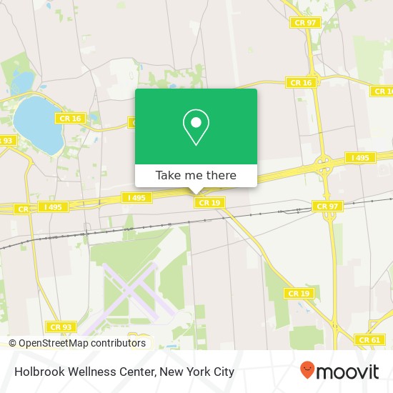 Holbrook Wellness Center map