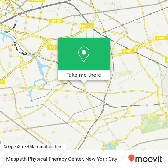 Mapa de Maspeth Physical Therapy Center