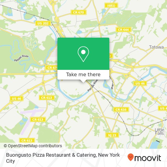 Mapa de Buongusto Pizza Restaurant & Catering