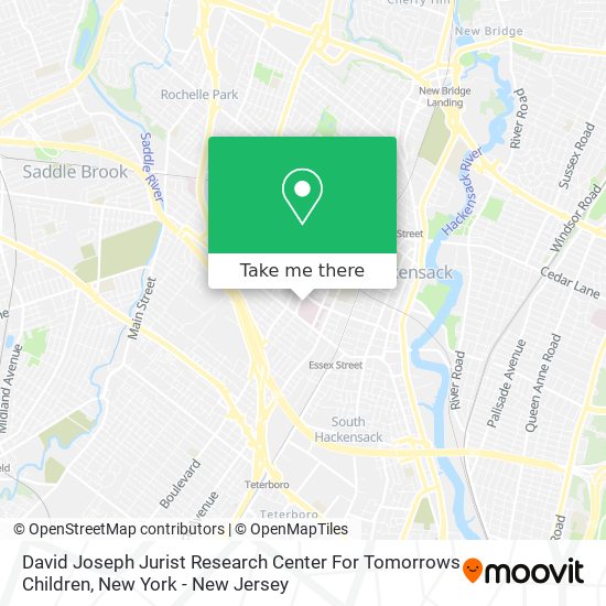 Mapa de David Joseph Jurist Research Center For Tomorrows Children