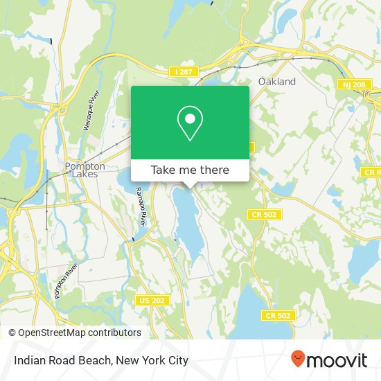 Mapa de Indian Road Beach