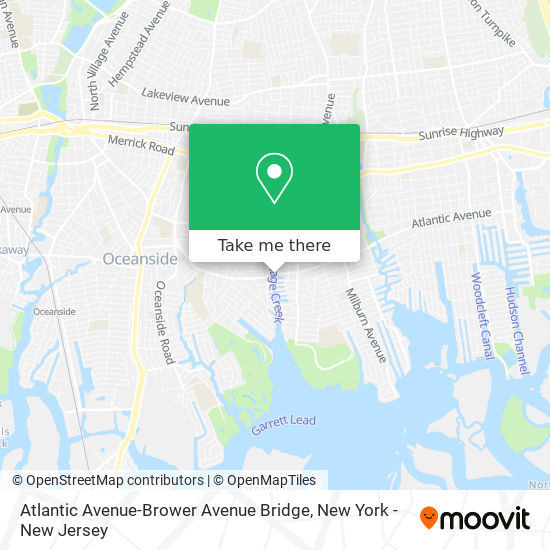 Mapa de Atlantic Avenue-Brower Avenue Bridge