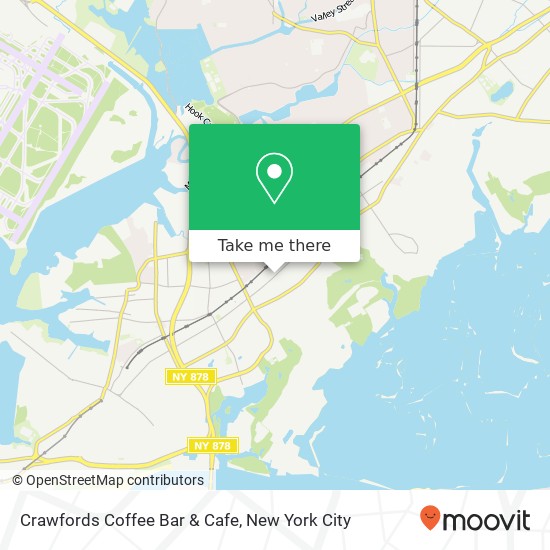 Mapa de Crawfords Coffee Bar & Cafe