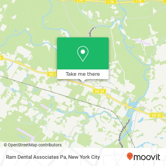 Ram Dental Associates Pa map