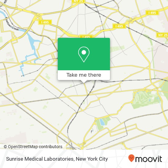 Sunrise Medical Laboratories map