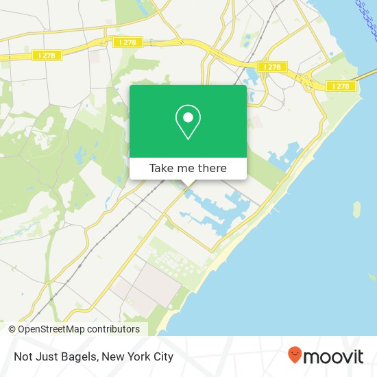 Not Just Bagels map