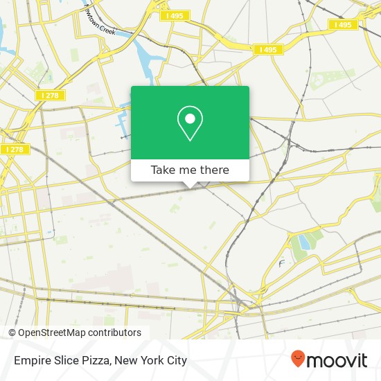 Empire Slice Pizza map