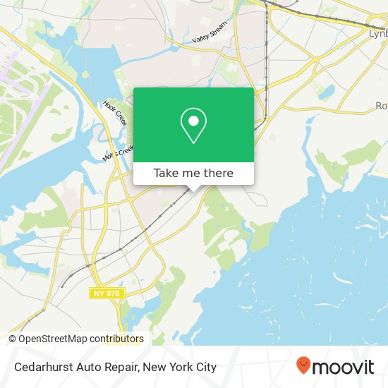 Cedarhurst Auto Repair map