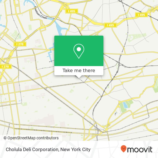 Mapa de Cholula Deli Corporation