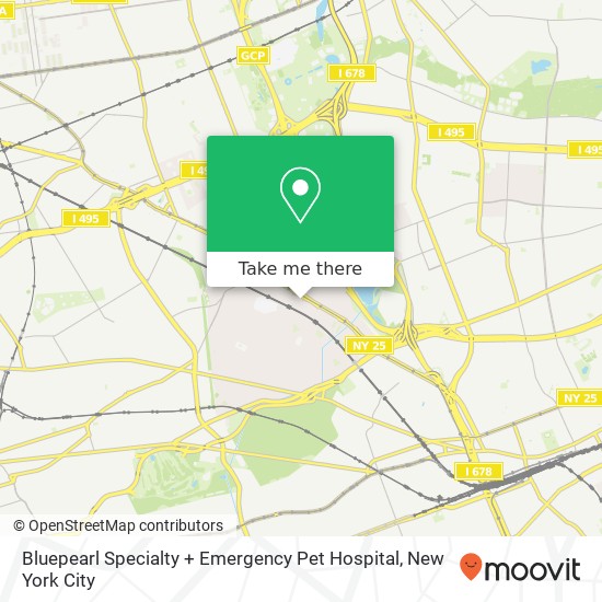 Mapa de Bluepearl Specialty + Emergency Pet Hospital