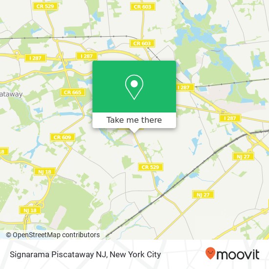 Mapa de Signarama Piscataway NJ