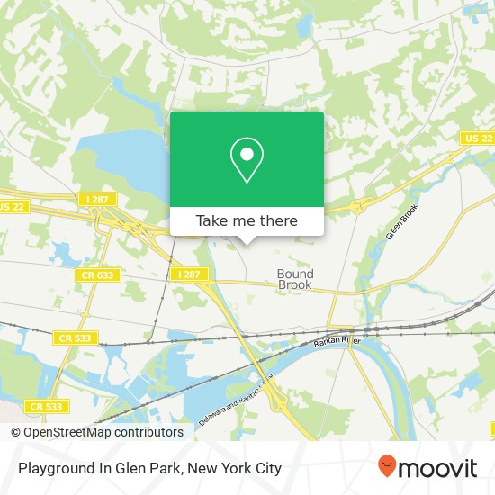 Mapa de Playground In Glen Park