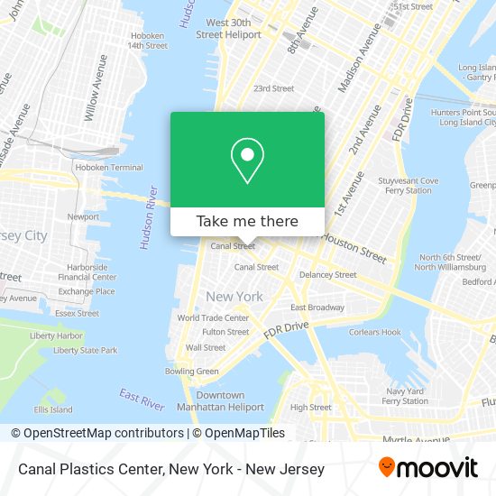 Mapa de Canal Plastics Center
