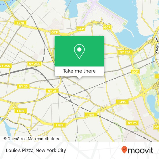 Mapa de Louie's Pizza