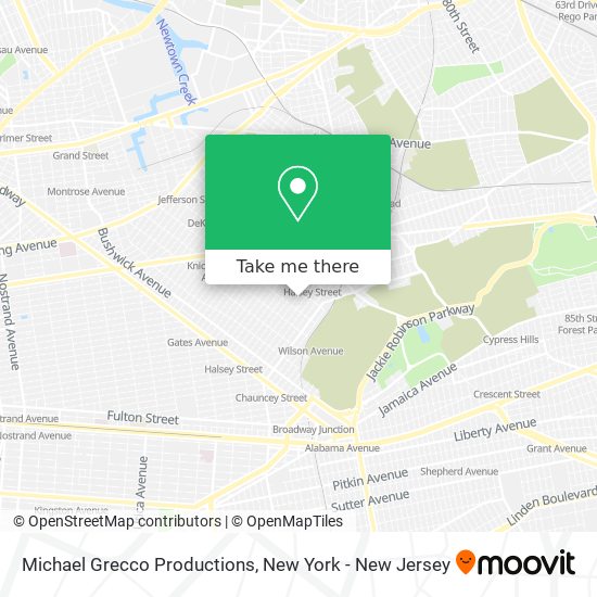 Michael Grecco Productions map