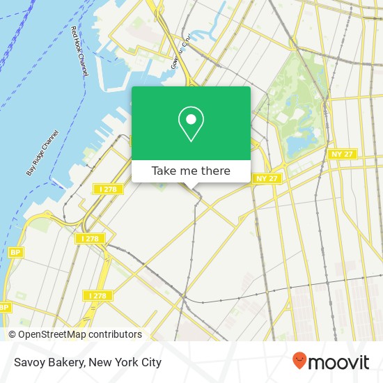 Mapa de Savoy Bakery