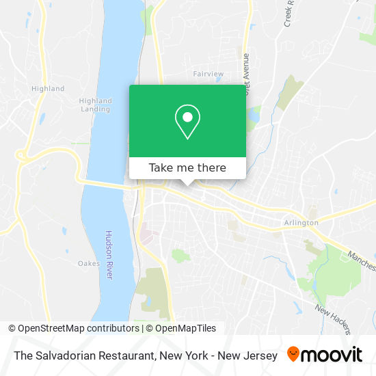 The Salvadorian Restaurant map