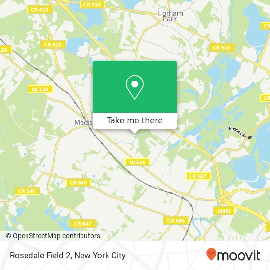 Rosedale Field 2 map