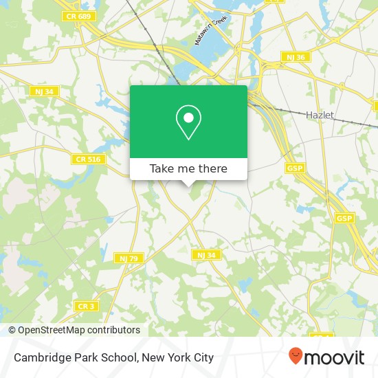 Mapa de Cambridge Park School