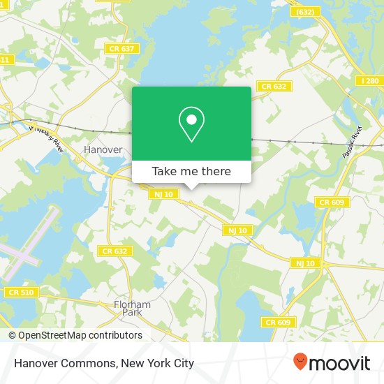 Mapa de Hanover Commons