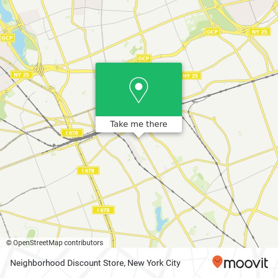 Mapa de Neighborhood Discount Store