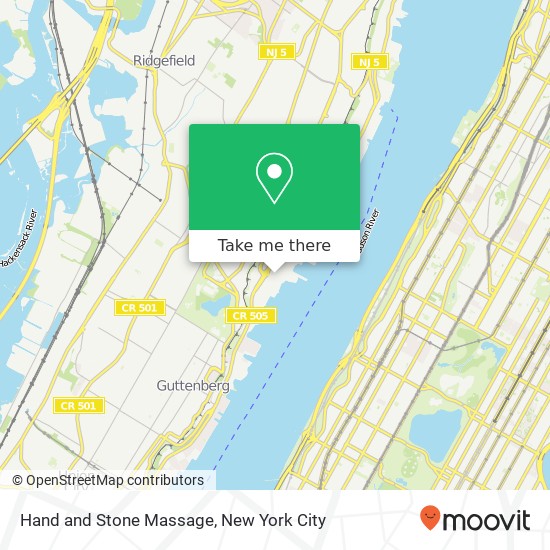 Hand and Stone Massage map