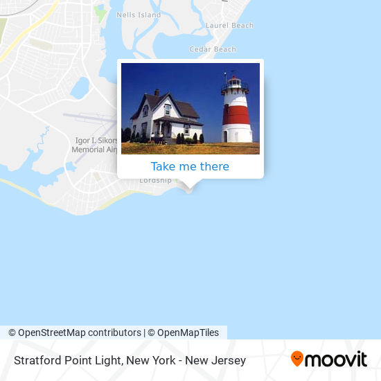 Stratford Point Light map