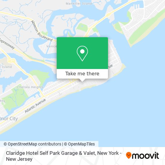 Claridge Hotel Self Park Garage & Valet map