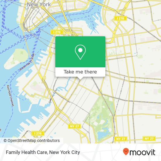 Family Health Care map