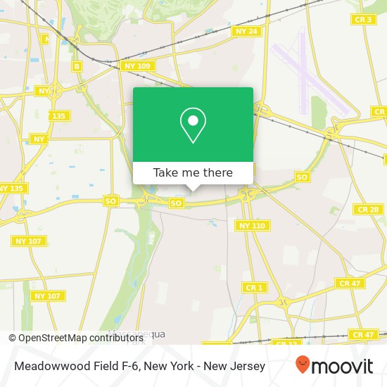 Meadowwood Field F-6 map
