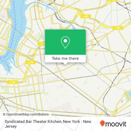 Syndicated Bar Theater Kitchen map