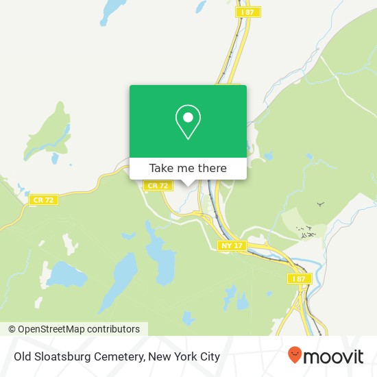 Mapa de Old Sloatsburg Cemetery