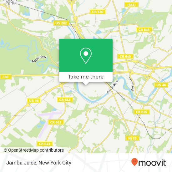 Jamba Juice map