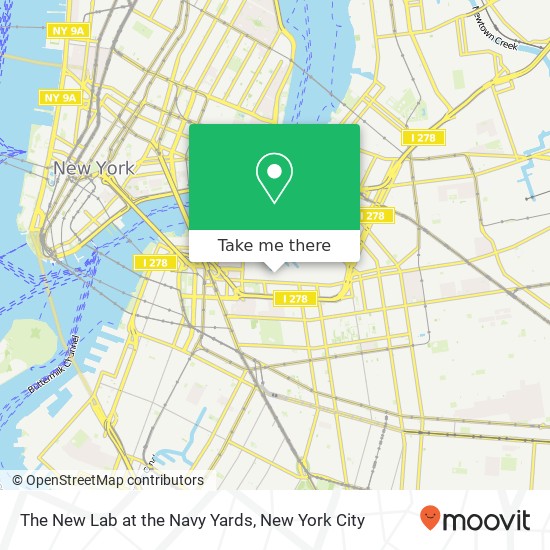 Mapa de The New Lab at the Navy Yards