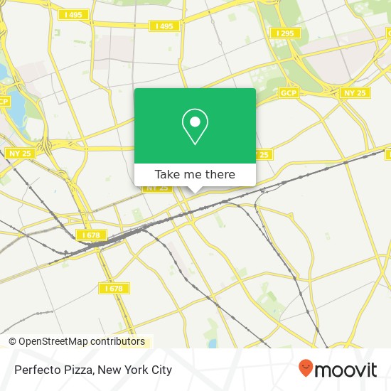 Perfecto Pizza map