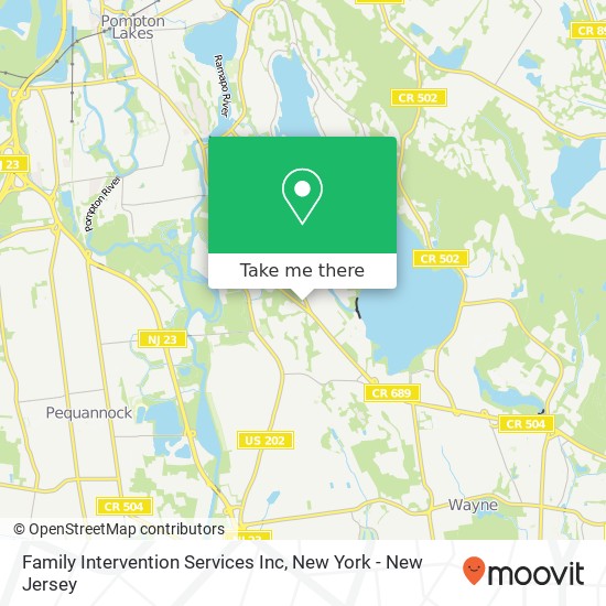 Family Intervention Services Inc map