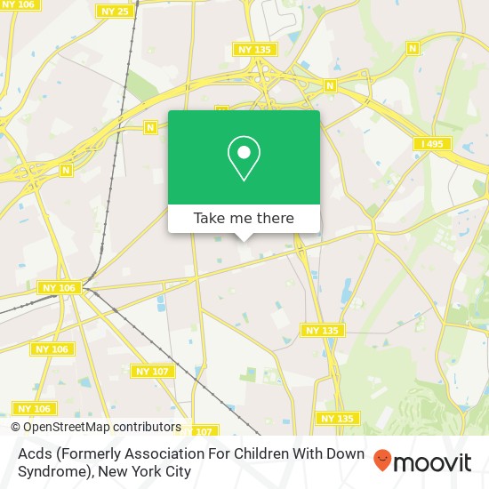 Acds (Formerly Association For Children With Down Syndrome) map