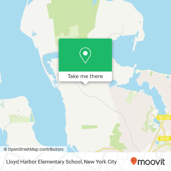 Lloyd Harbor Elementary School map