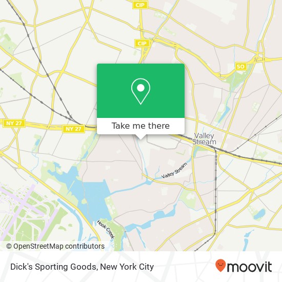 Mapa de Dick's Sporting Goods